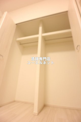 【収納】 | プレジオ江坂ROUGE | クローゼット付きでお部屋もスッキリ♪