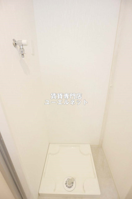 【設備】 | プレジオ江坂ROUGE | 室内洗濯機置き場で毎日の家事もラクラク！