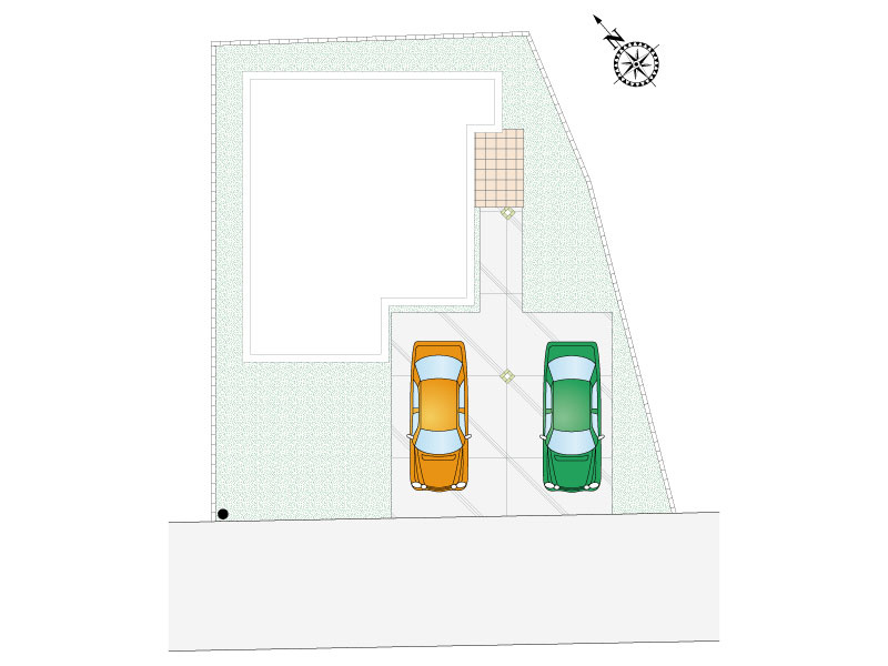 つくば市谷田部1号棟　区画図