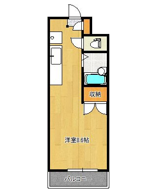 コーポラスKⅡの間取り