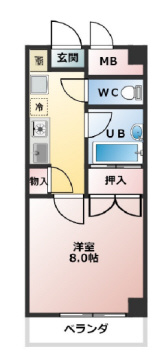 ソレアードの間取り