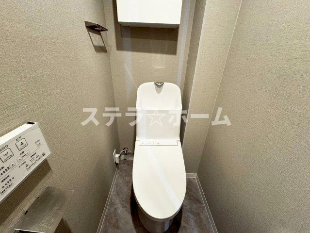豊中市熊野町３丁目の中古マンションのトイレ|コンパクトで使いやすいトイレです