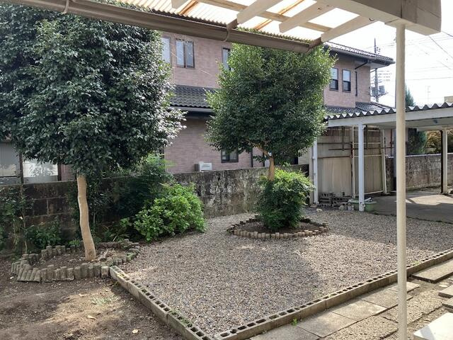 宇都宮市戸祭3丁目　5DK　中古住宅の庭