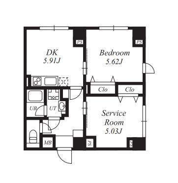 プラチナフォルム駒込の間取り