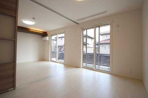 サニーフラット西市　Ａの居間・リビング|リビング