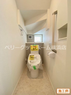 【内観：施工例】 | 相模原市当麻　新築分譲住宅　全2棟/今回販売1棟（１号棟） | 同施工会社施工例（トイレ）