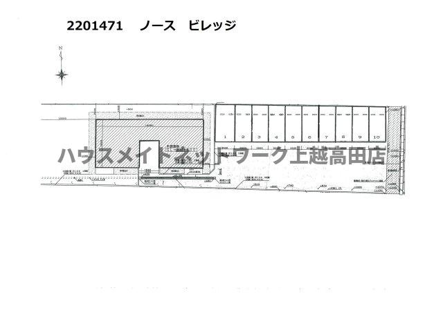 ノースビレッジの区画図|配置図