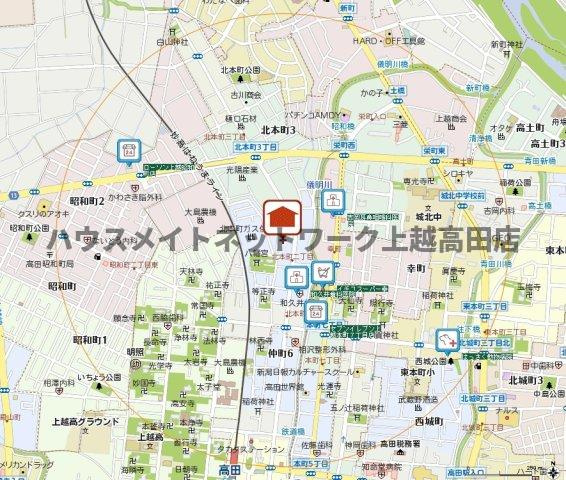 ノースビレッジの地図|位置図