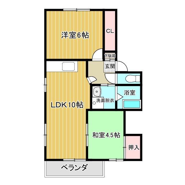 柳川市三橋町蒲船津のアパート