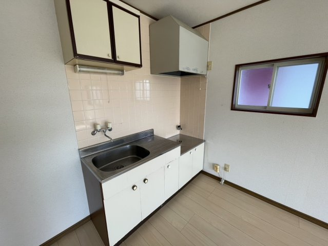 柳川市三橋町蒲船津のアパートのキッチン