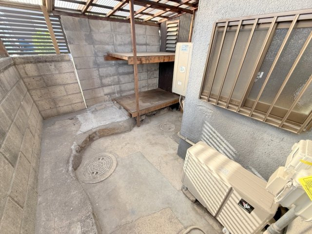 奈良市疋田戸建の庭