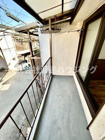 北条２丁目テラスハウスのバルコニー