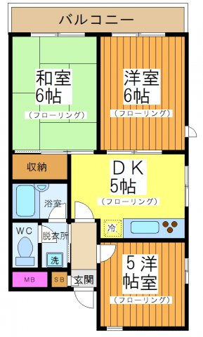 エヌエフ桜上水の間取り