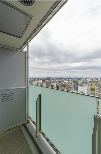 メルクマール京王笹塚レジデンスのバルコニー