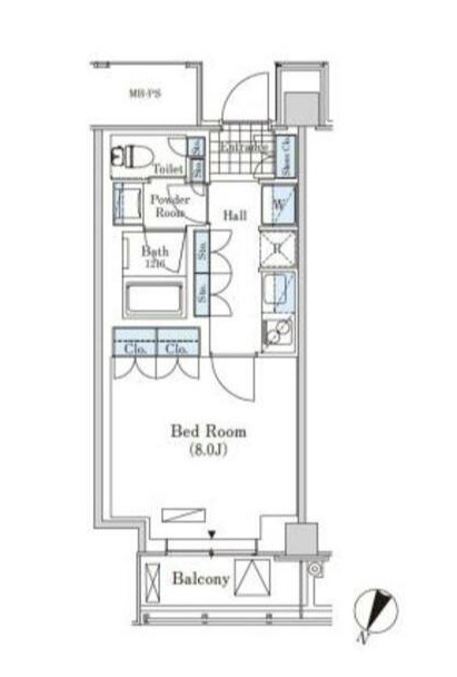 メルクマール京王笹塚レジデンスの間取り