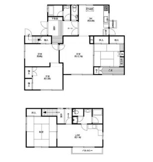 【間取り】 | 岩倉長谷町　中古戸建【2世帯住宅】