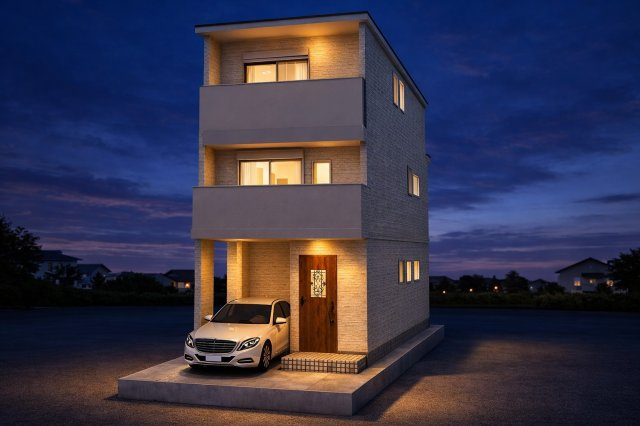 松川町Ⅱ　建築条件付土地の外観パース|【外観/イメージパース】