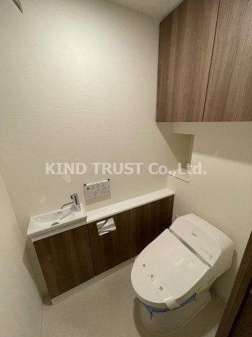 ザ・パークハビオ天満橋のトイレ|清潔感のあるトイレです