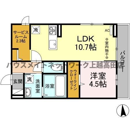 フィドゥーチャの間取り|間取図
