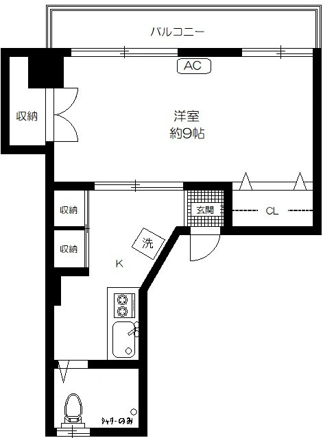 益谷ハイツの間取り