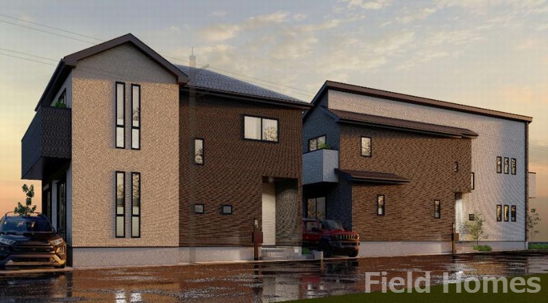 座間市小松原1丁目新築戸建て　6期1号棟の外観|外観「座間市小松原1丁目新築戸建て」