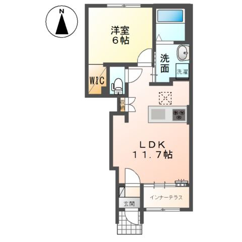 オータムめぐみⅢの間取り