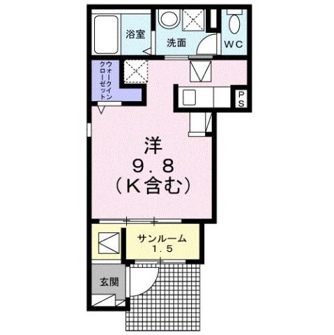 虹ケ浜３丁目アパートの間取り