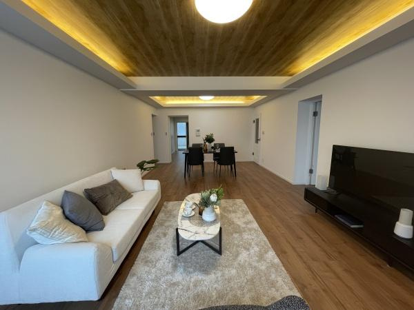 【居間・リビング】 | マンション雪谷テラス | 19帖と広いLD！