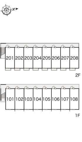 レオパレス船津のその他|間取り配置図です。