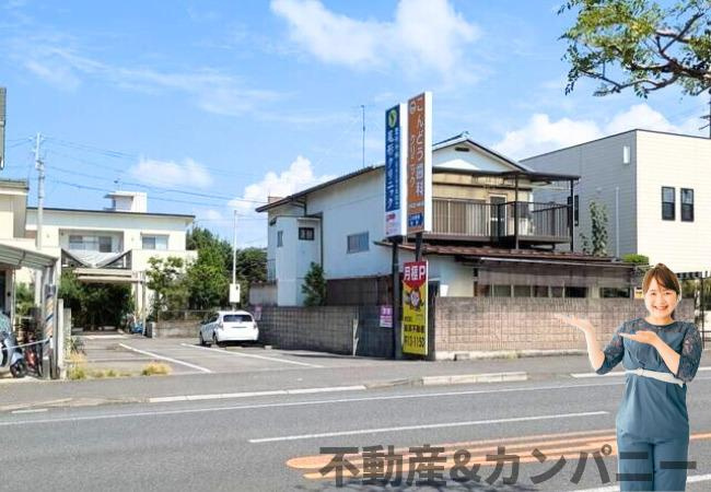松山市枝松３丁目の売地の外観|外はこのようになっています