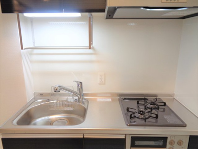 【キッチン】 | メゾン・ド・キャトルⅦ | 2口ガスコンロ付き