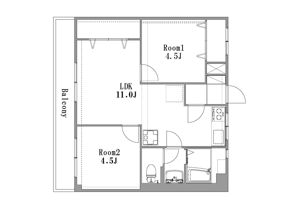 第16上野ビルの区画図