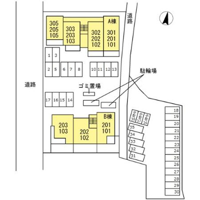 【区画図】 | ドリーム A棟