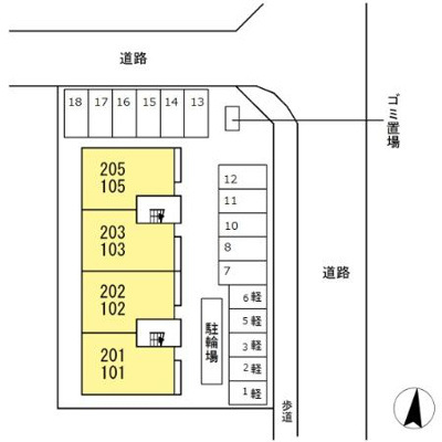 【区画図】 | サンモール新湯野