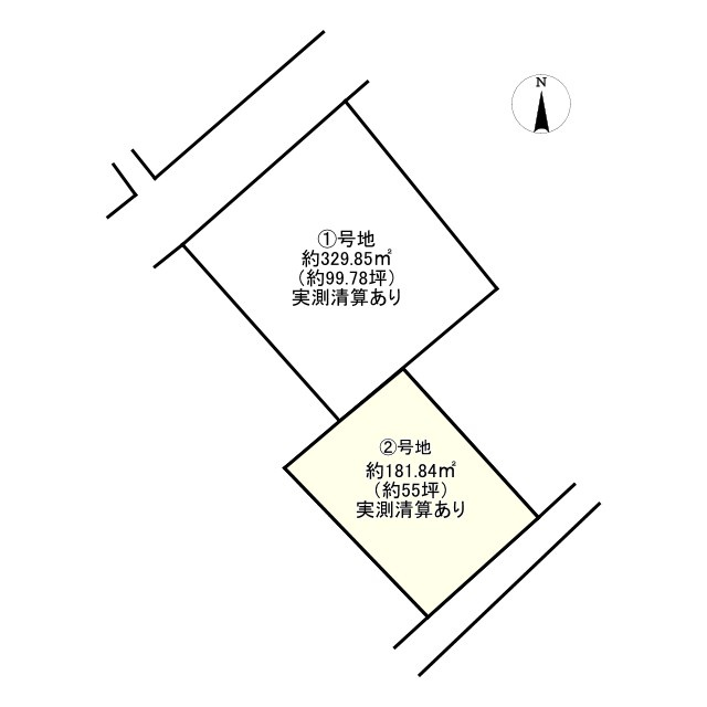 西条市壬生川356-2②号地　売土地の土地図