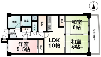 【間取り】 | ルシエル西大津