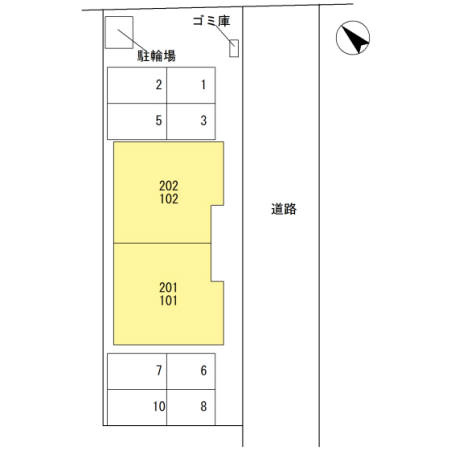 【区画図】 | villa 高畔(ヴィラタカデ)