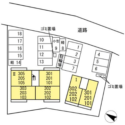 【区画図】 | D-room内山Ⅱ
