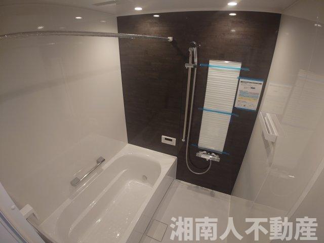 茅ヶ崎市みずき2丁目　新築戸建の浴室|きれいなお風呂です