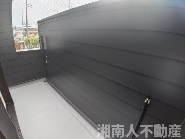 茅ヶ崎市みずき2丁目　新築戸建のバルコニー|陽当たり良好なバルコニーです