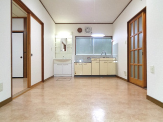 【居間・リビング】 | 南元町貸家　2号室