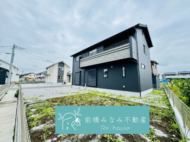 前橋市上新田町　４号棟(全５棟)　ブルーミングガーデン　新築建売分譲の外観|外観もきれいです