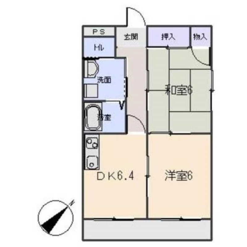 グランデージＳＵＭＩの間取り