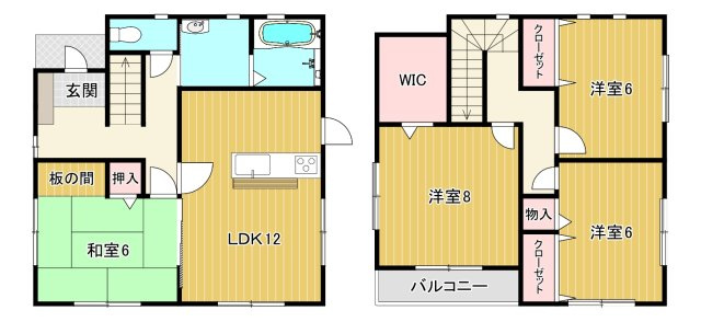 【間取り】 | 両三柳中古