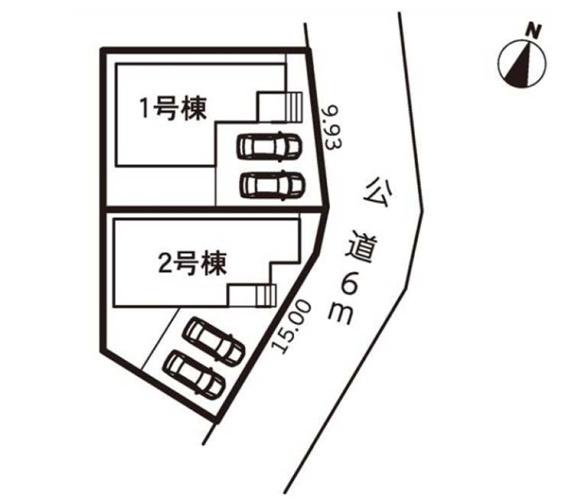 【区画図】 | 知多市寺本台第3　2号棟【仲介手数料0円】