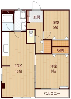 【間取り】 | ハピネス川田