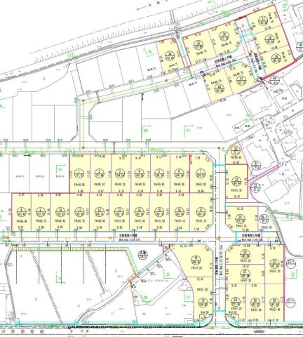 はなさき台分譲地第4工区6号地の区画図