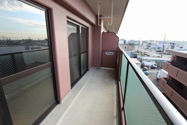 グリーンランド弐番館のバルコニー