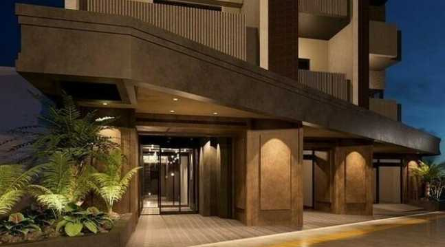 グレーシアフィット三軒茶屋　新築　ペット相談　駐車場のエントランス