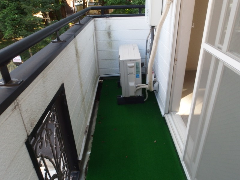 プレジール岡崎のバルコニー